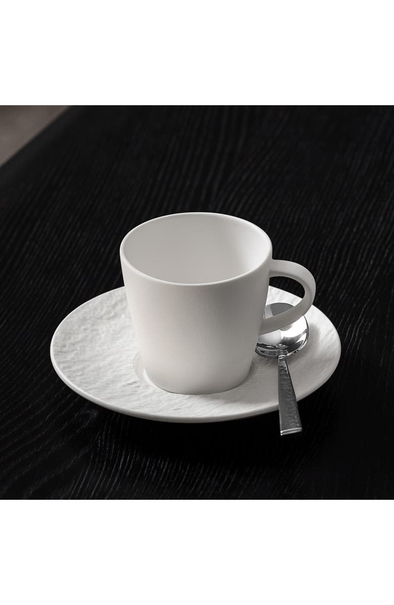 Villeroy 
Boch Manufacture Rock blanc Espresso Cup, Alternate, color, White