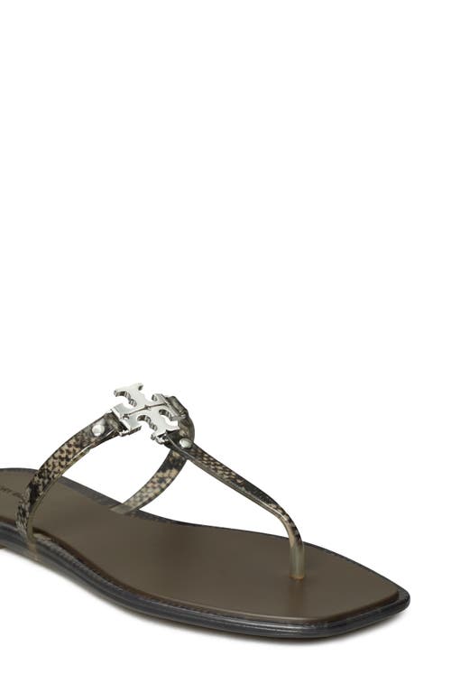 Tory Burch Roxanne Jelly Thong Sandal In Gray