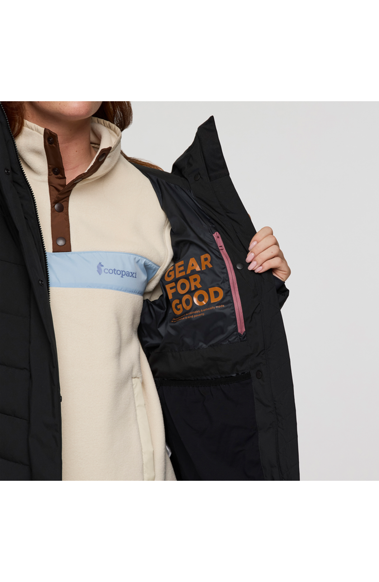 Cotopaxi Alivio Down Long Parka - Women's, Alternate, color, Cotopaxi Black