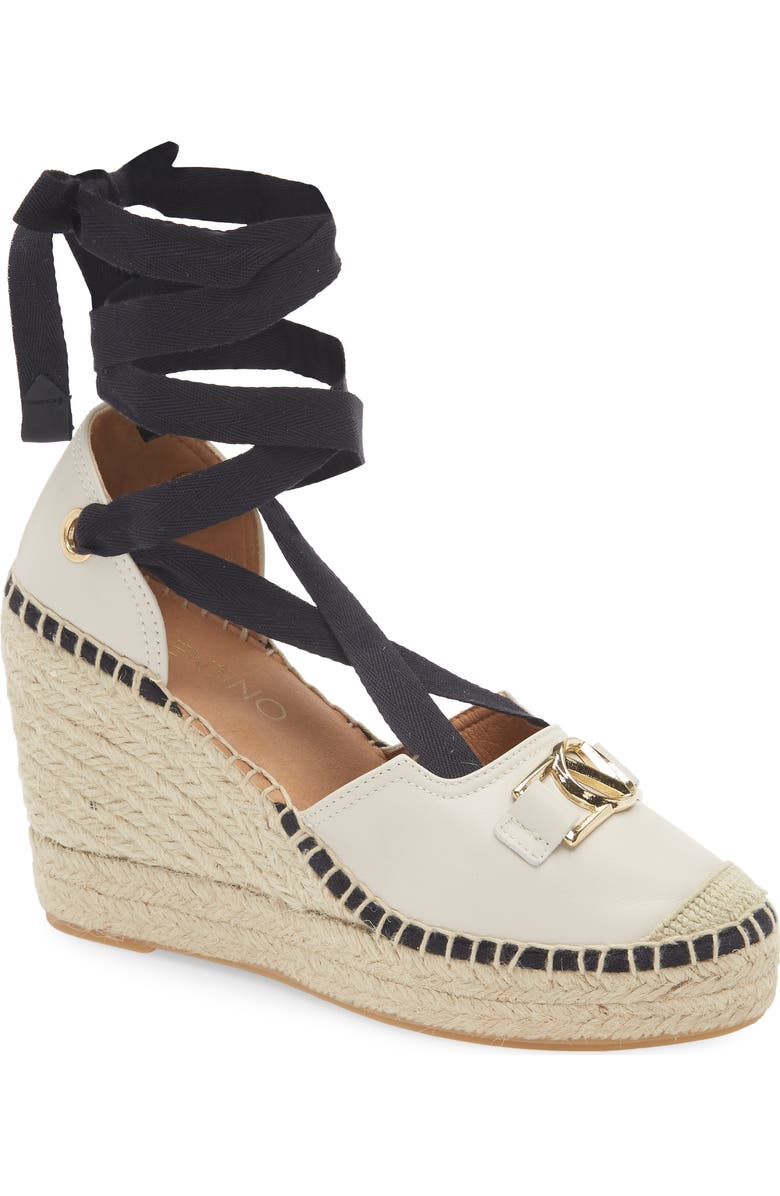 VALENTINO BY MARIO VALENTINO Roxana VLOGO Wedge Sandal, Main, color,