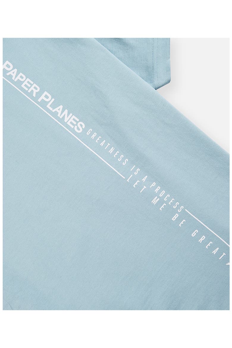 Let Me Be Great Graphic T-Shirt, Alternate, color, LIGHT BLUE