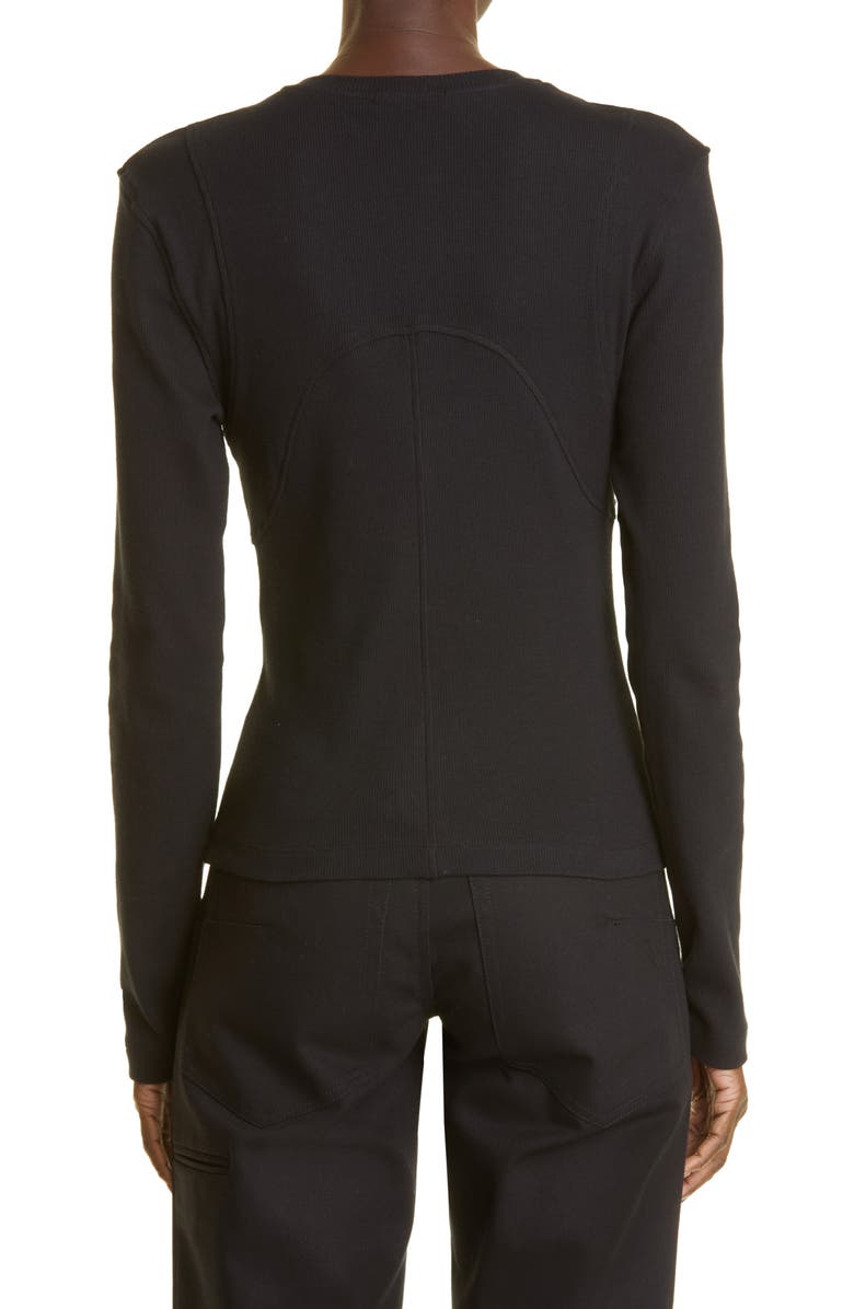 K.NGSLEY Gender Inclusive Dani Fitted Rib T-Shirt, Alternate, color, 