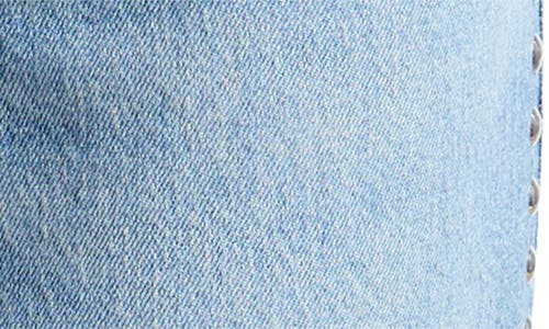 Good American Good Icon Stud Straight Leg Jeans In Indigo895
