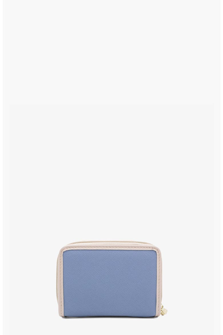 Radiance Wallet 218, Alternate, color, Light Blue / Beige