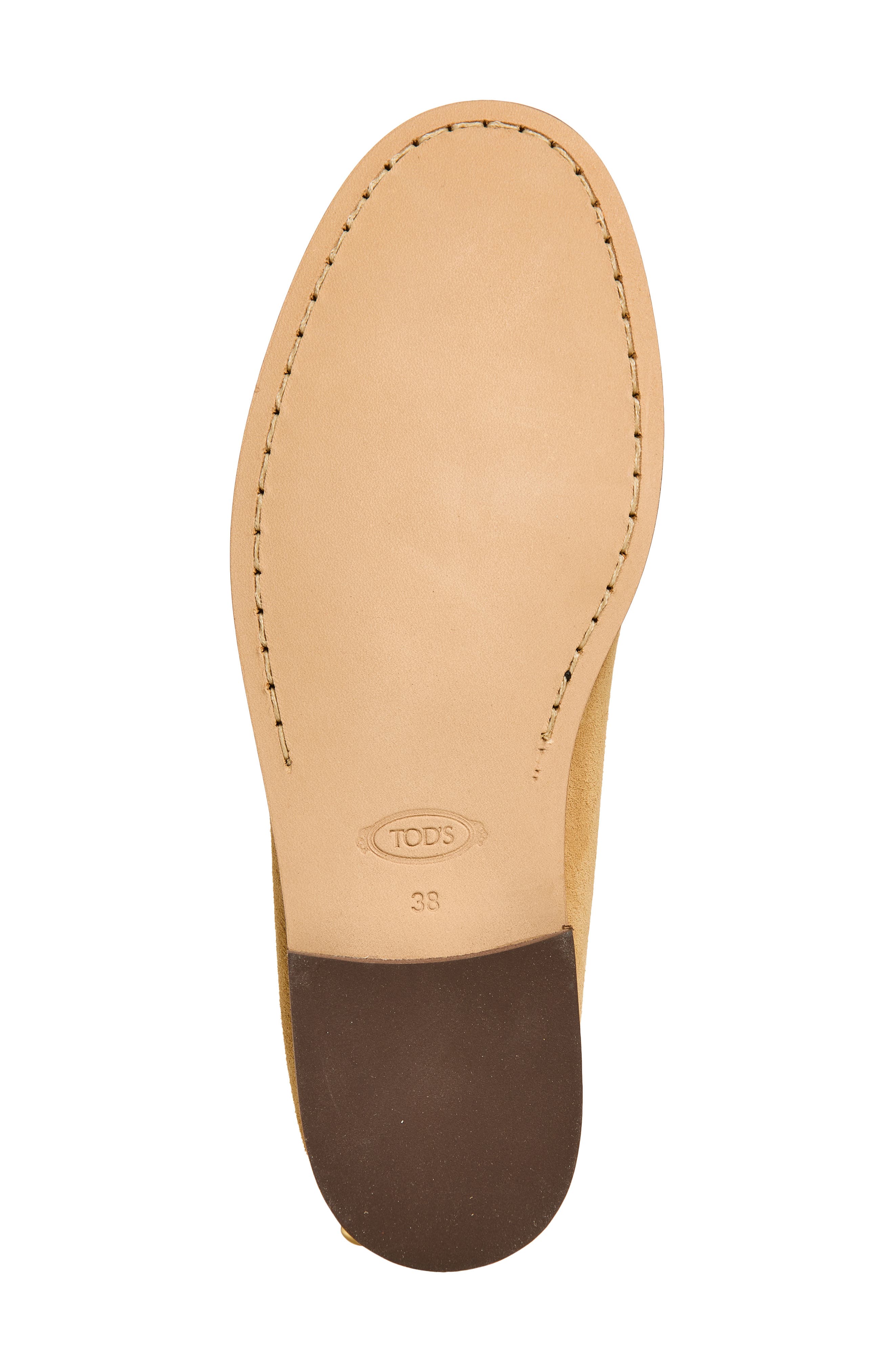 Tod's Stud Detail Slipper Loafer, Alternate, color, Ginger