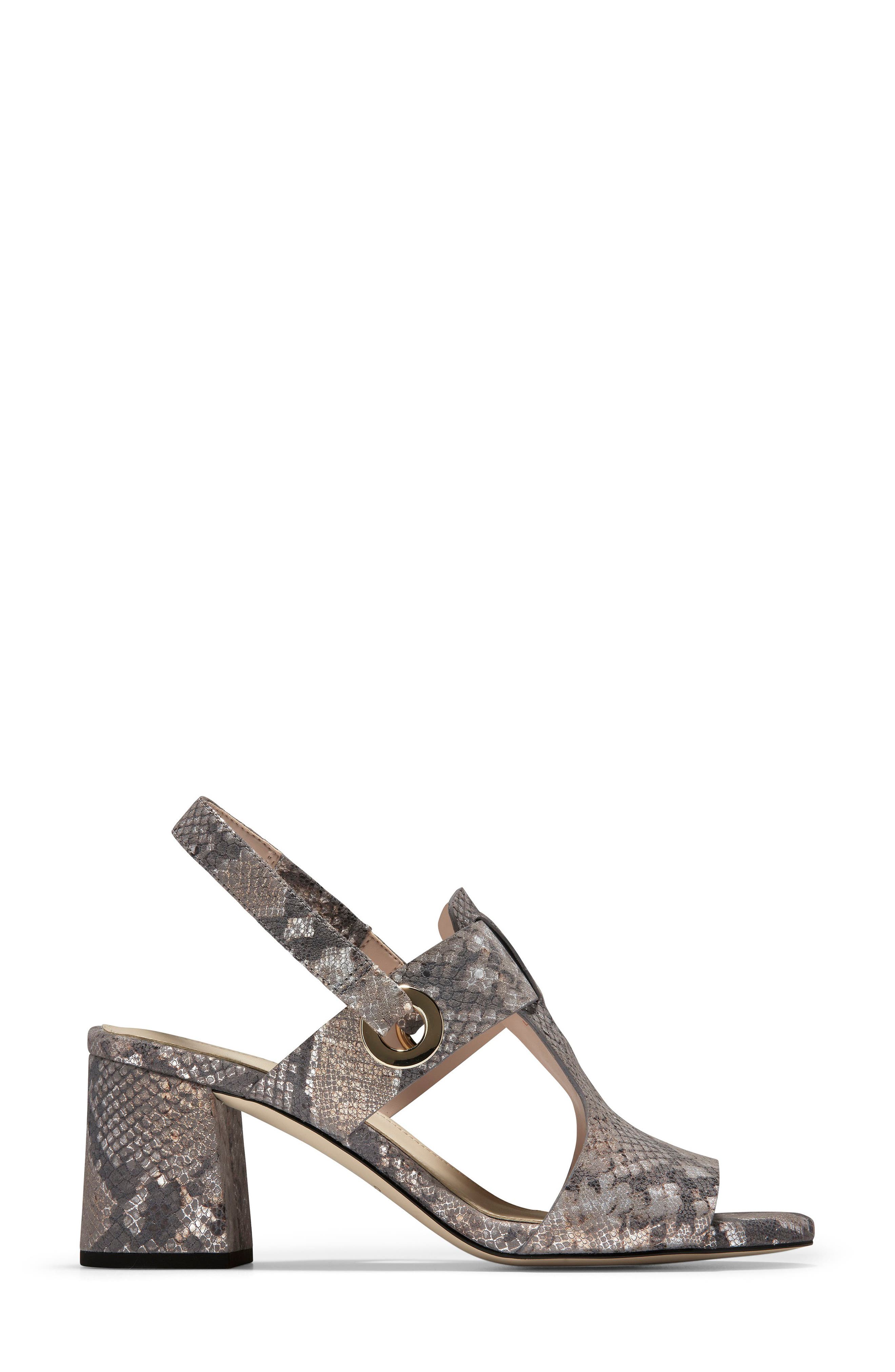 Grand Ambition Adele Slingback Sandal, Alternate, color, SNAKE PRINT LEATHER