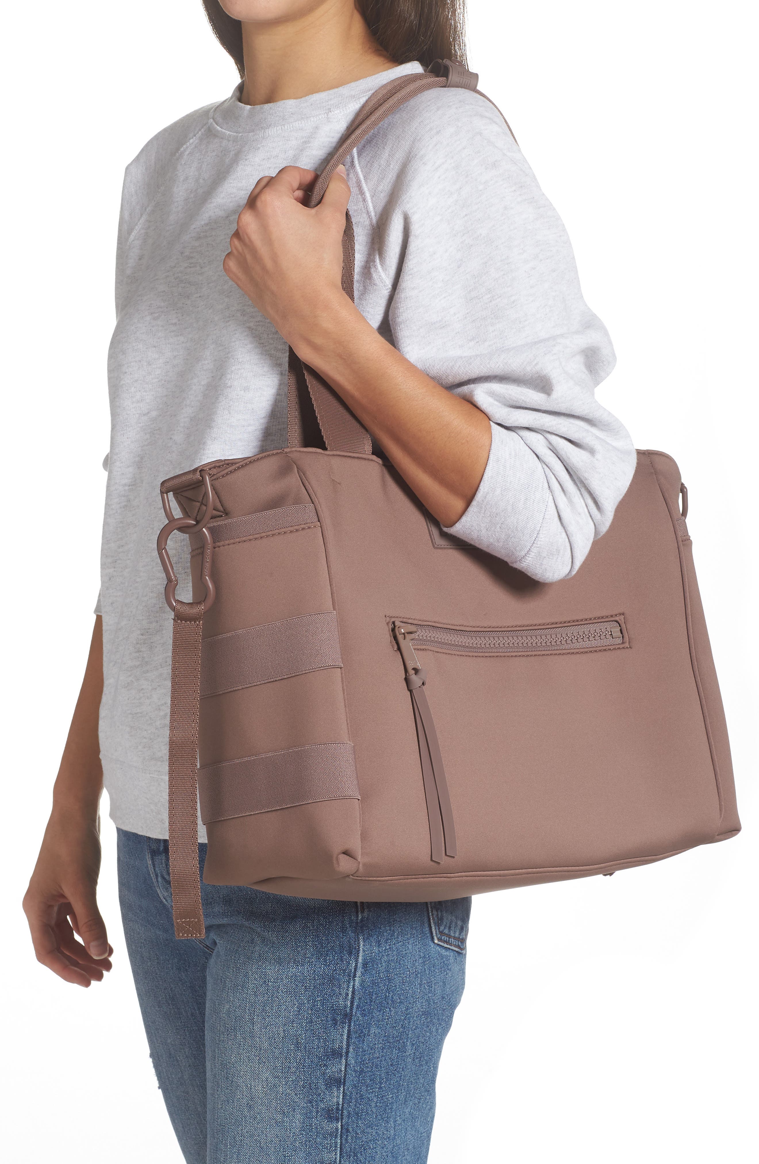 Dagne Dover Large Wade Diaper Tote, Alternate, color, Dune