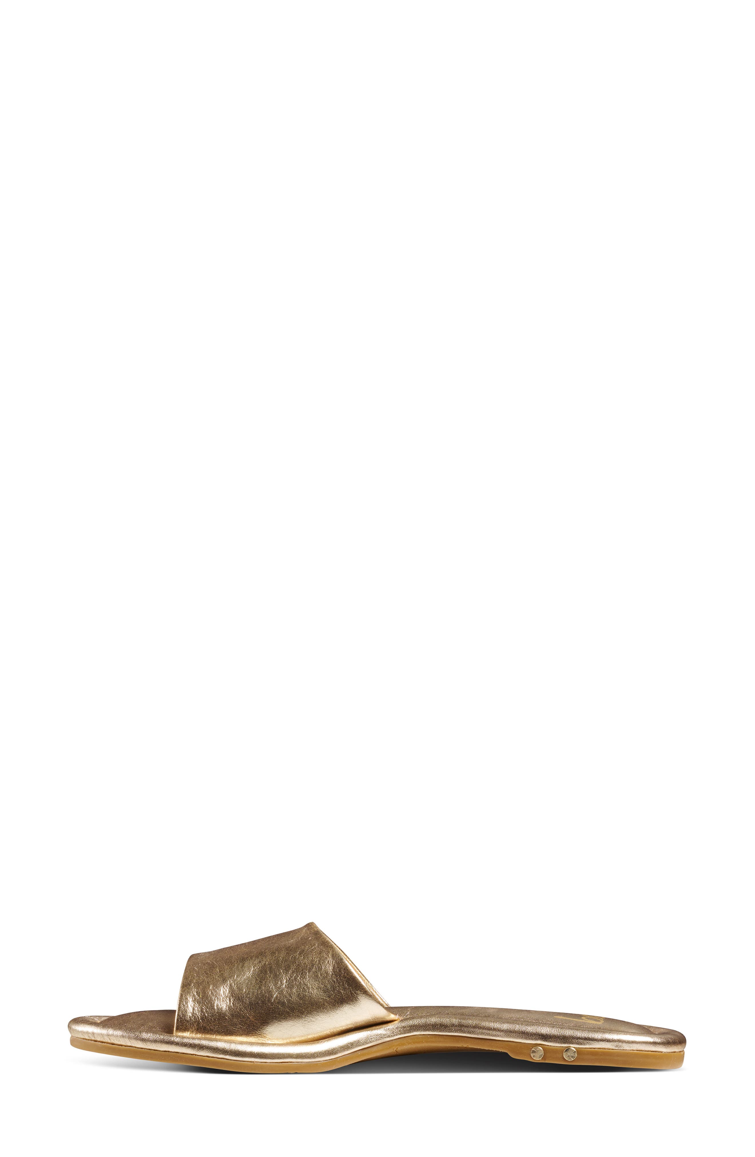 Songlark Slide Sandal, Alternate, color, GOLD