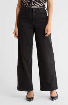DKNY Jeans High Waist Wide Leg Jeans