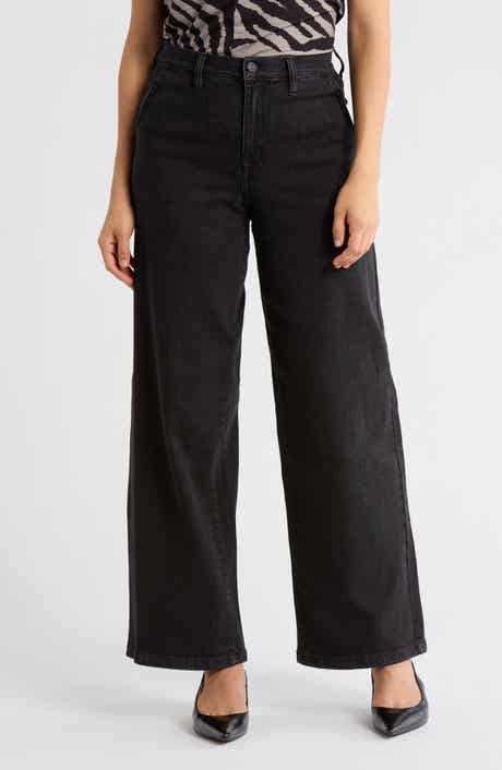 DKNY Jeans High Waist Wide Leg Jeans