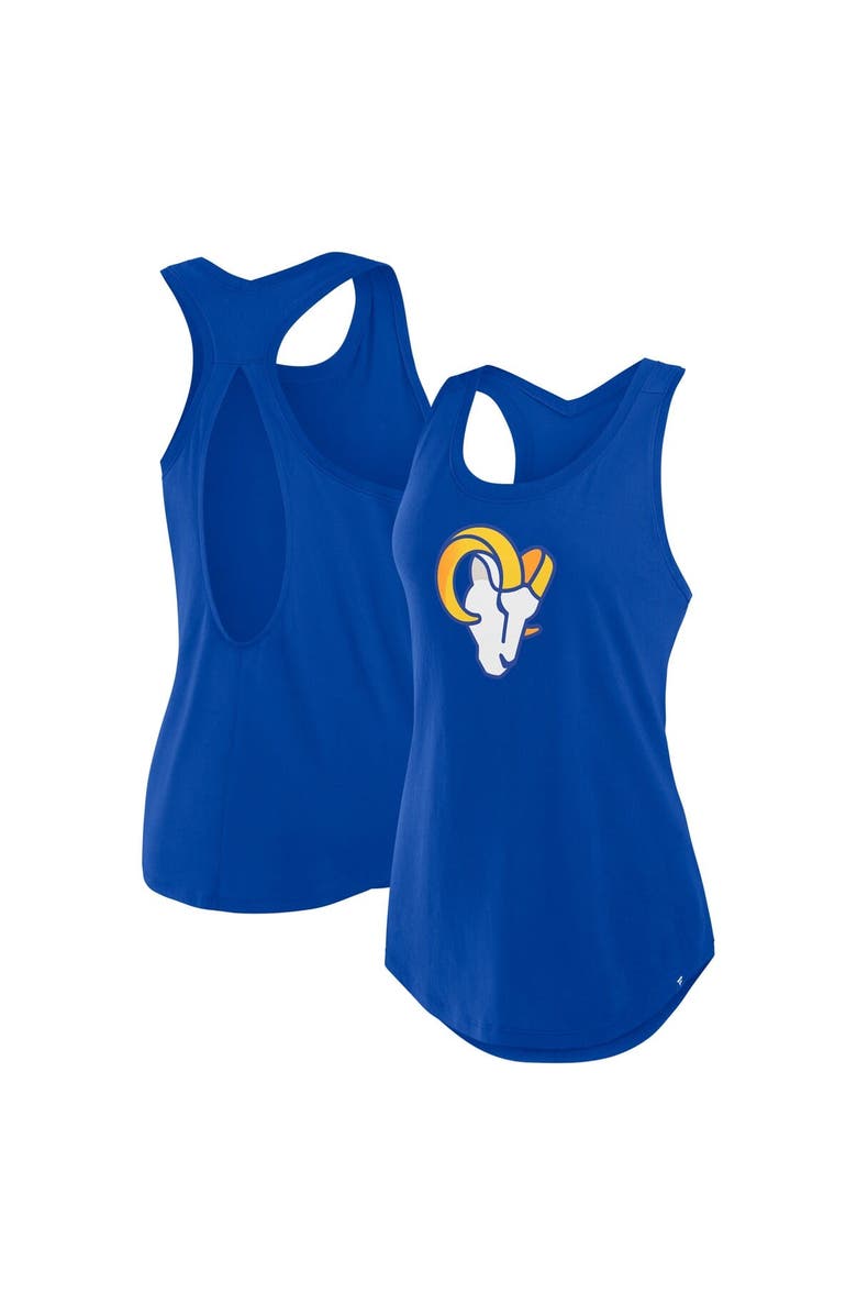FANATICS Women's Fanatics Royal Los Angeles Rams Iron Fan Tank Top, Alternate, color, Royal