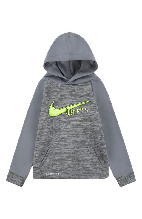 Kids' Swoosh Therma-FIT Graphic Hoodie (Little Kid)