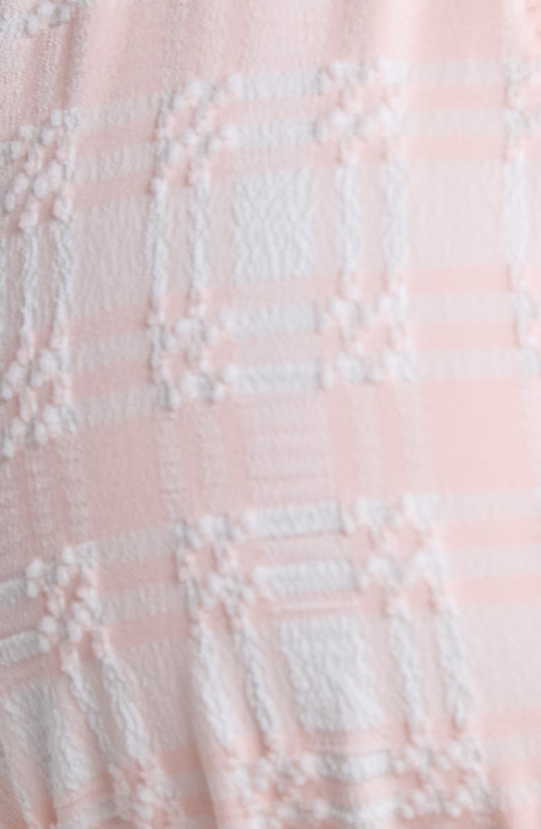 PacSun Erica Plaid Triangle Bikini Top, Alternate, color, Light Pink White Plaid