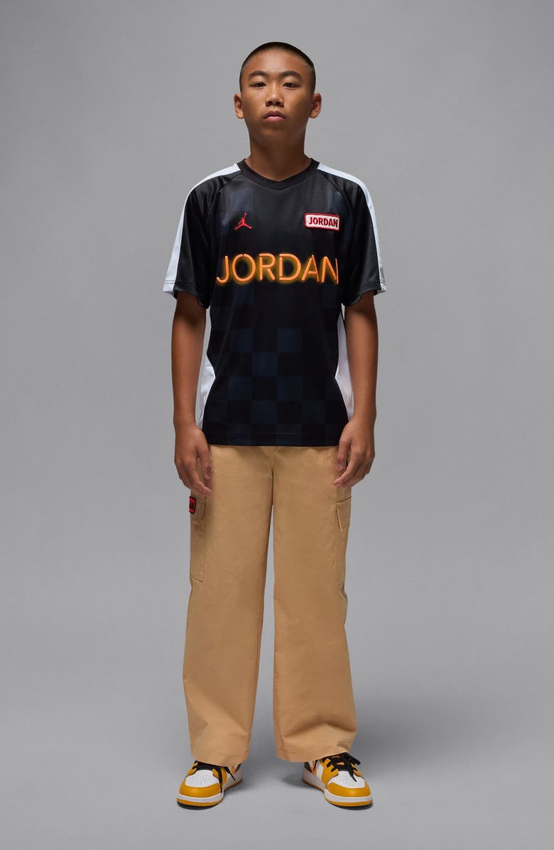 Jordan Kids' Deep Dish Jersey, Alternate, color, Black