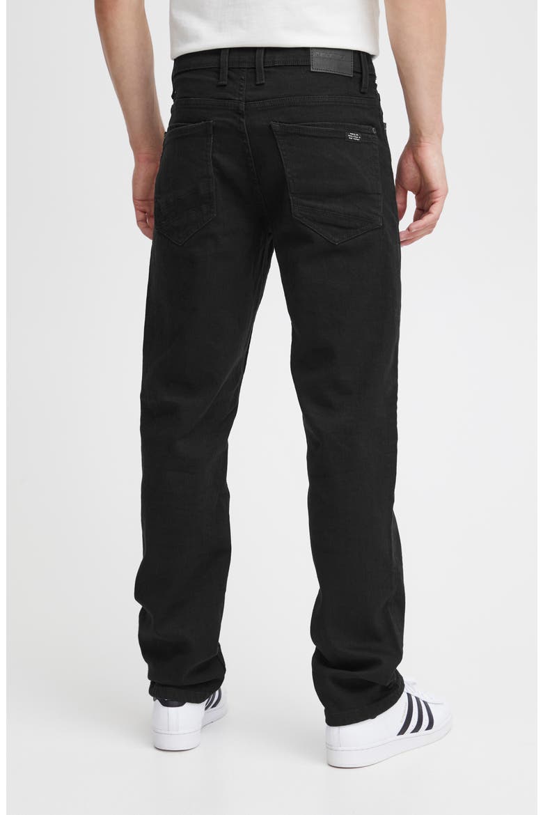 Regular Fit Straight Leg Jeans, Alternate, color, BLACK
