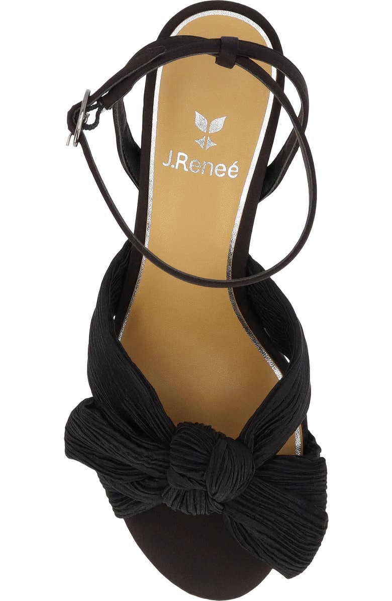 J. Reneé Olwen Ankle Strap Sandal, Alternate, color, Black