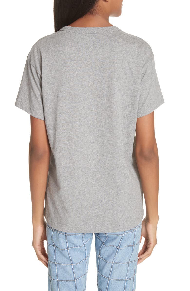 Acne Studios Gender Inclusive Nash Face Patch T-Shirt, Alternate, color, 