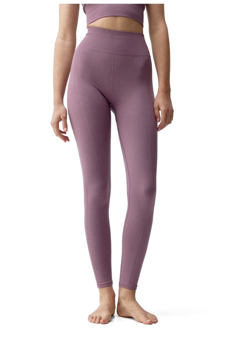 Born Living Yoga India Seamless High Rise Sport Legging, Main, color, Amatista