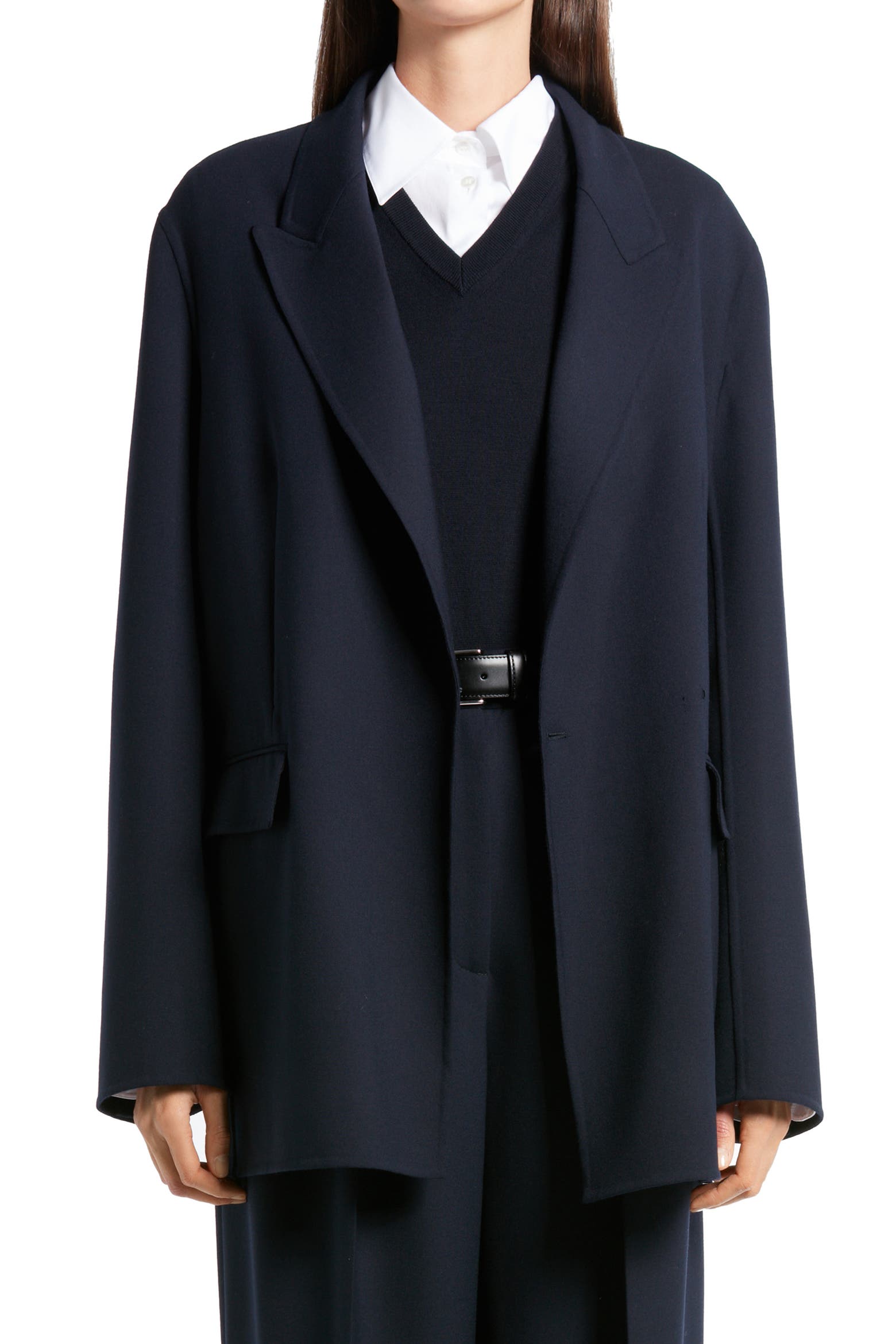Is Rowing Good For Your Core The Row Tristan Double Breasted Wool Jacket (Women) | Nordstrom