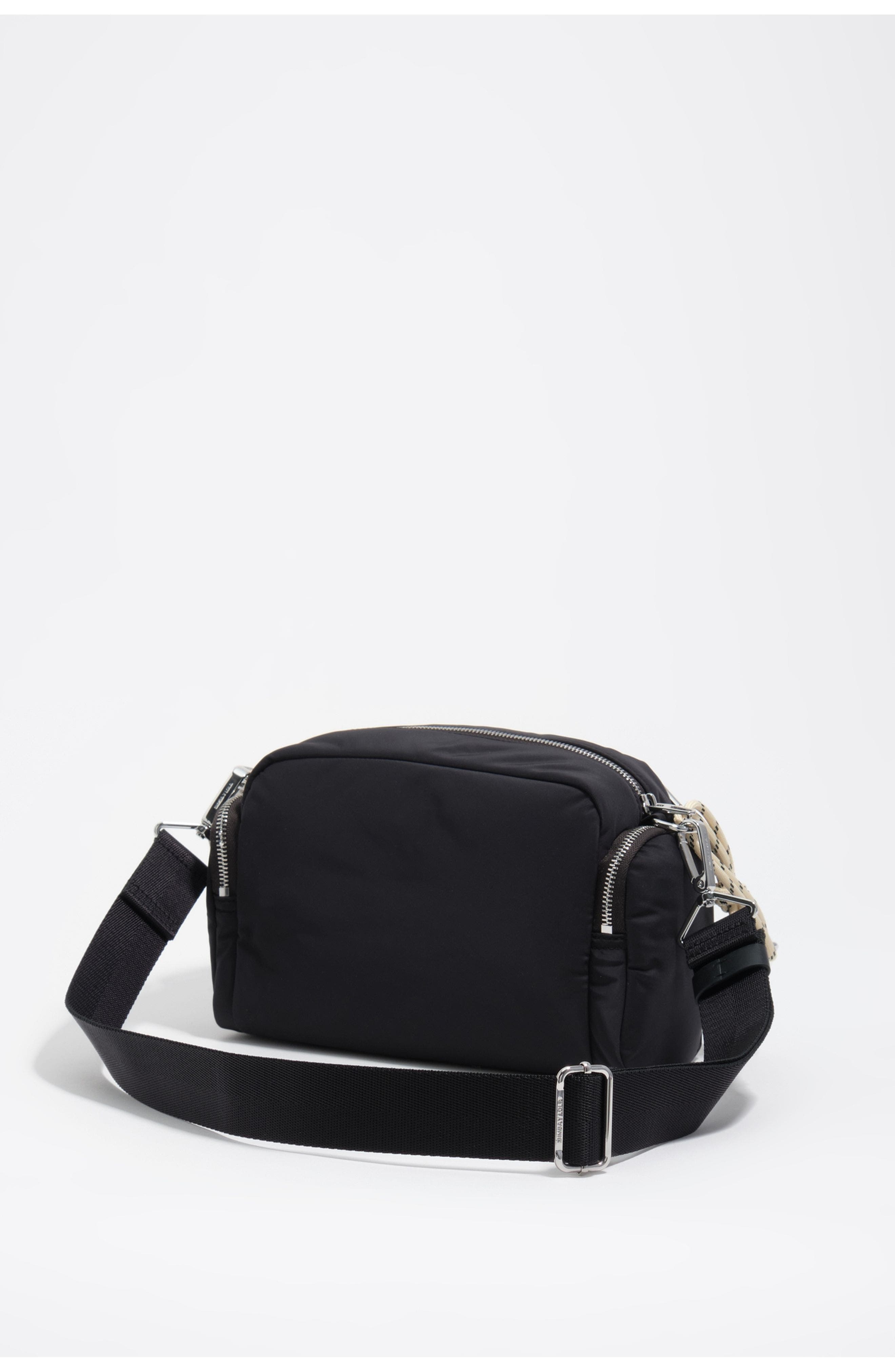 Bimba y Lola Nylon Pocket Shoulder Bag, Alternate, color, Dark Anthracite
