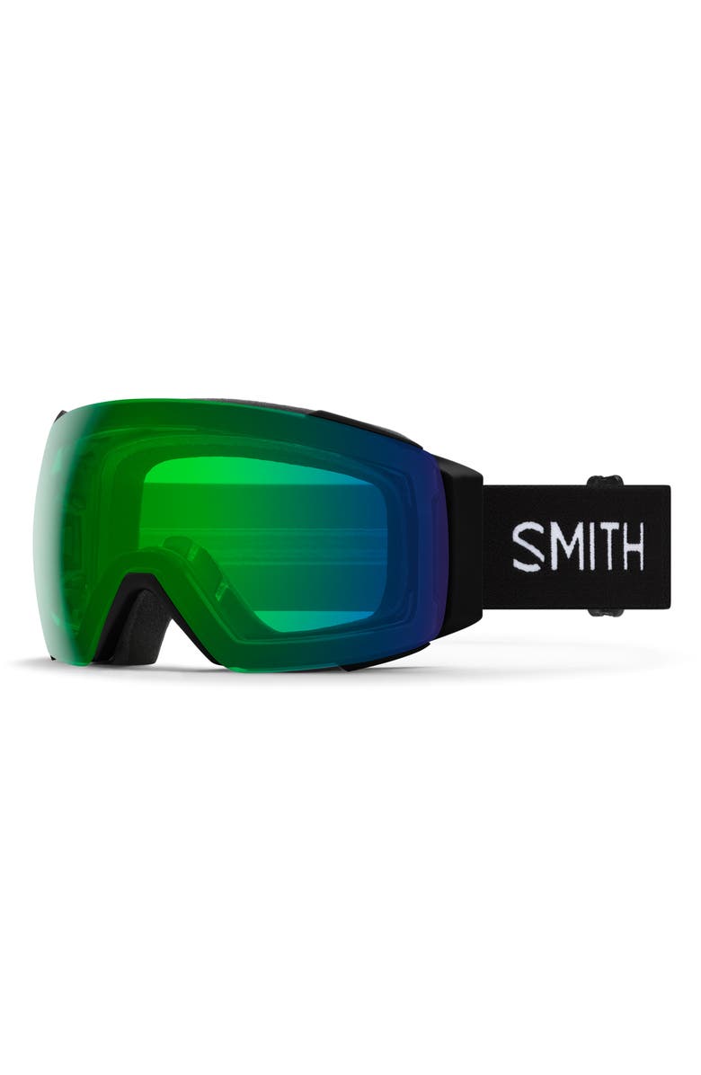 Smith I/O MAG<sup>™</sup> Special Fit Snow Goggles, Main, color, Black / Everyday Green Mirror