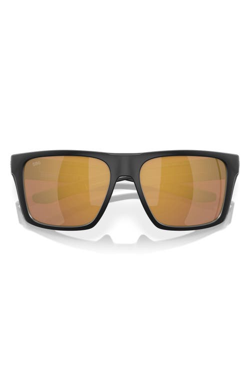 Costa Del Mar 57mm Polarized Square Sunglasses In Black