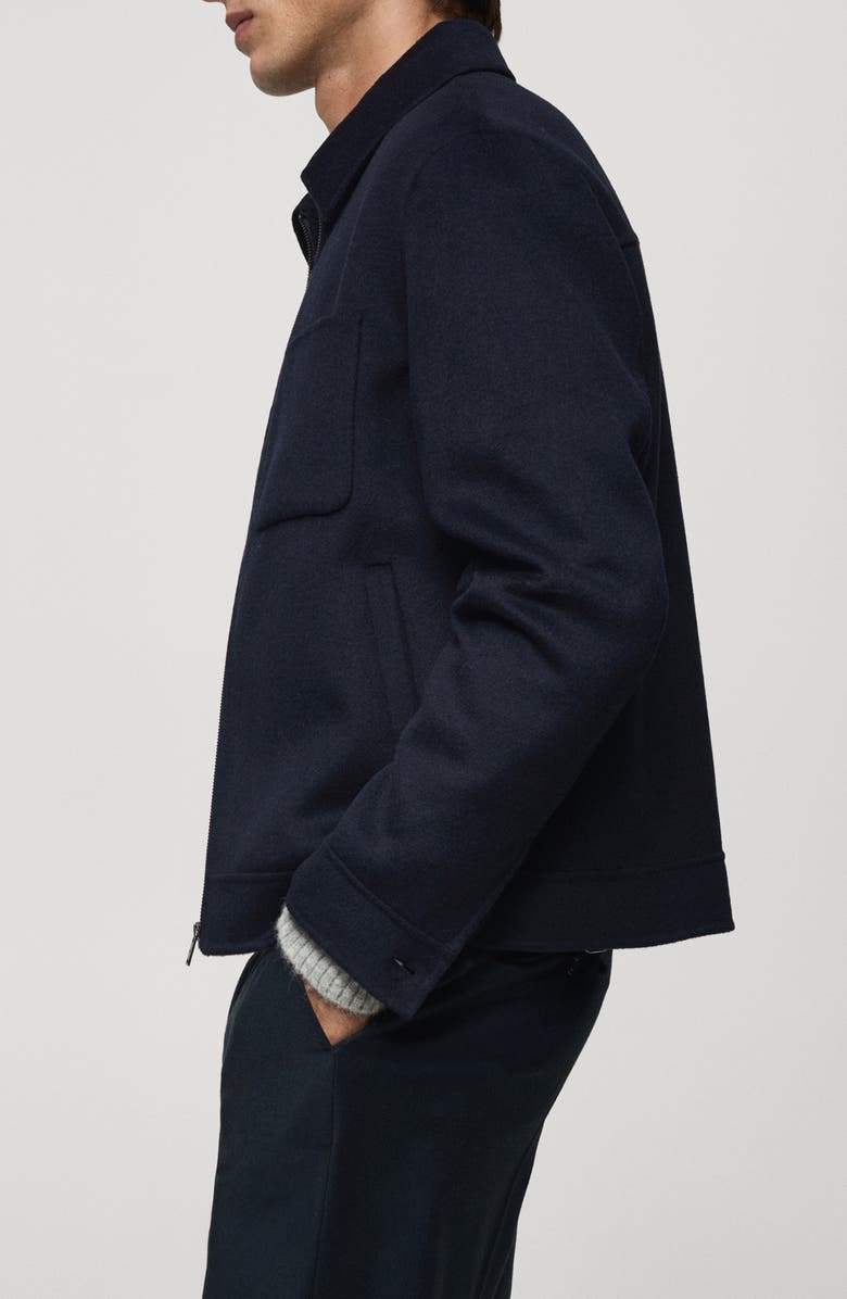 MANGO Handmade Wool Jacket, Alternate, color, 