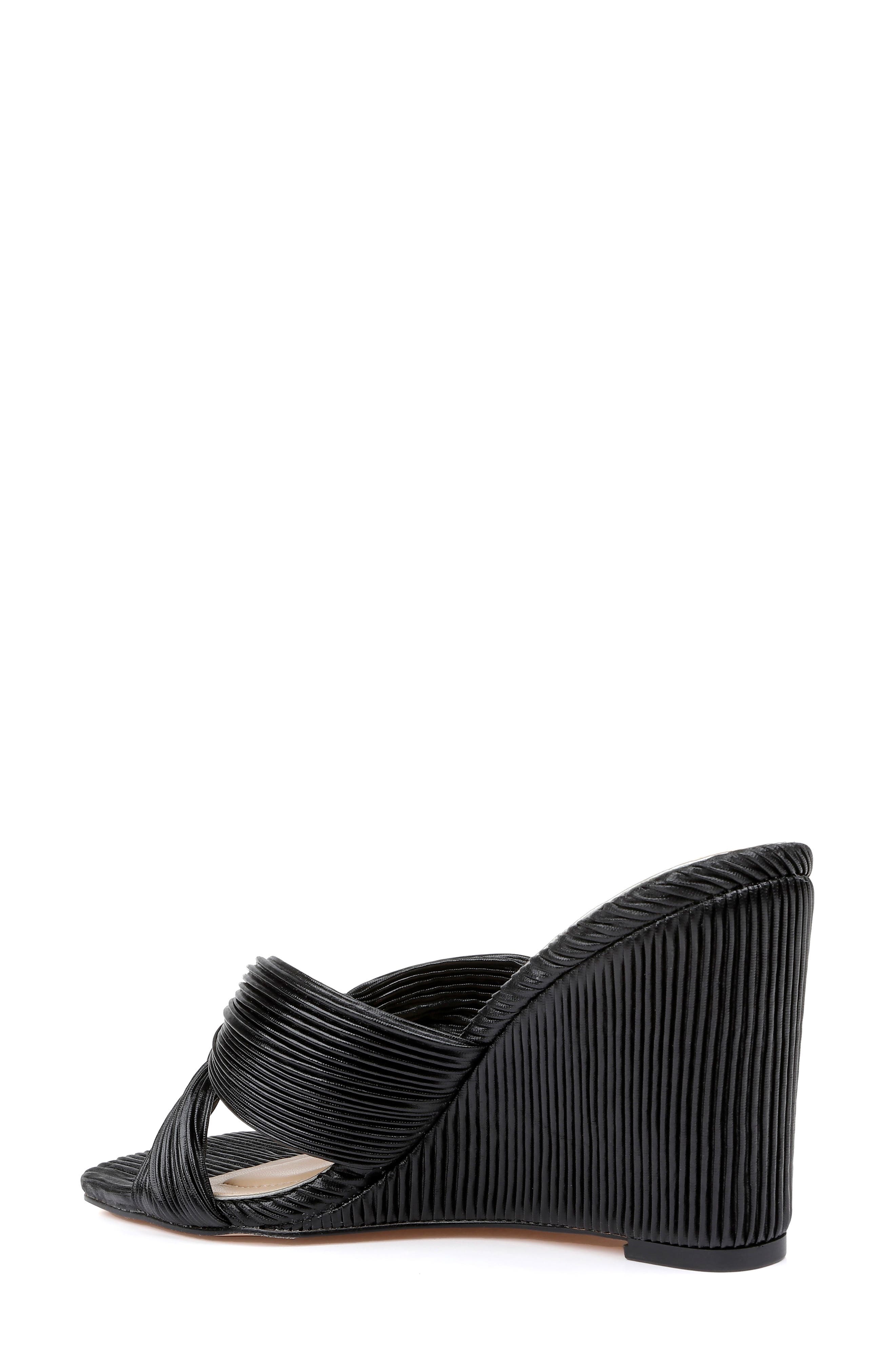 Jewel Badgley Mischka Hype Wedge Slide Sandal, Alternate, color, 