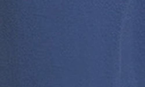 Hanro Juliet Pleat Neck Cotton Nightgown In Blue