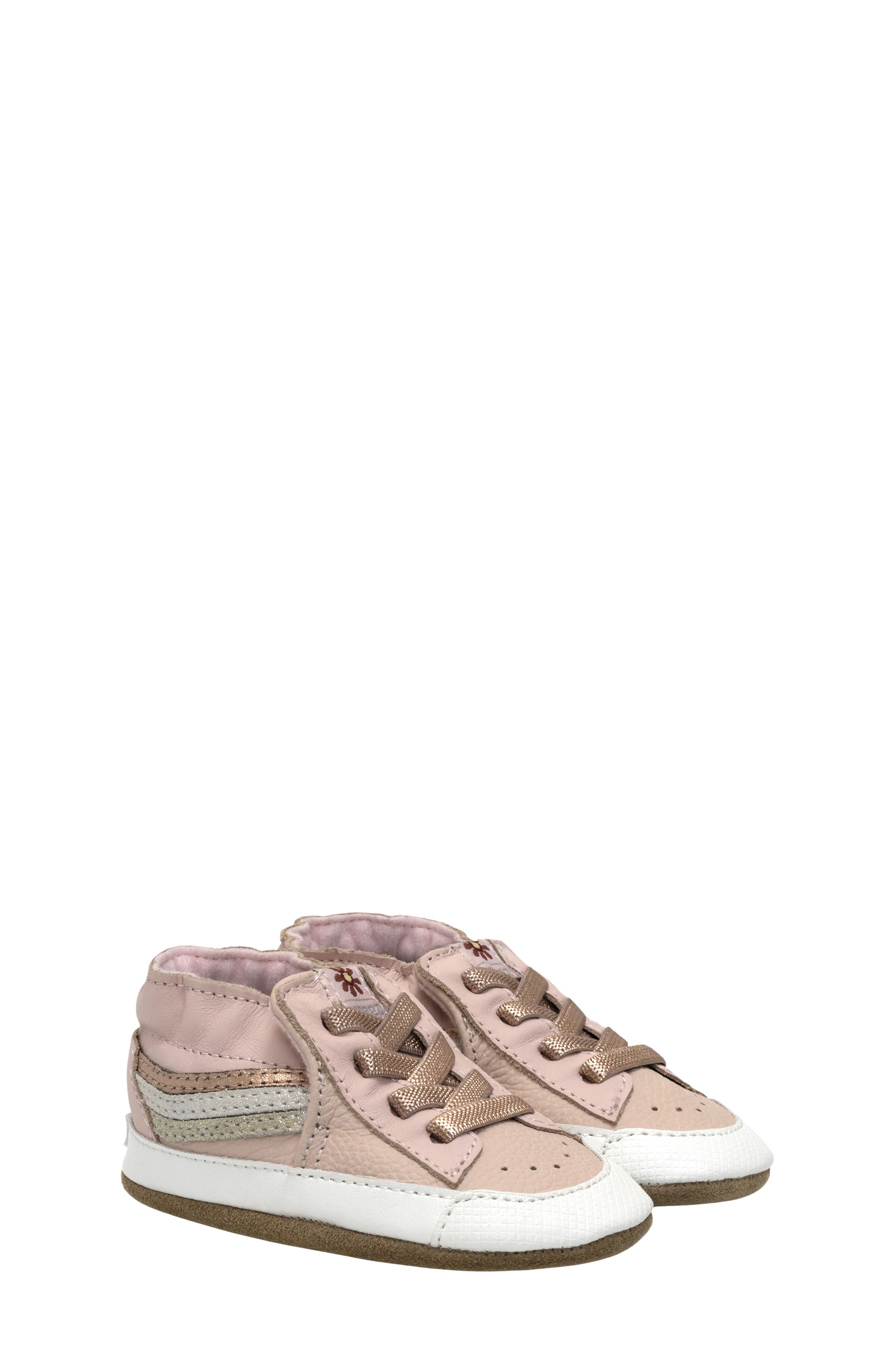 Robeez<sup>®</sup> Kids' Gina Crib Sneaker, Main, color, 