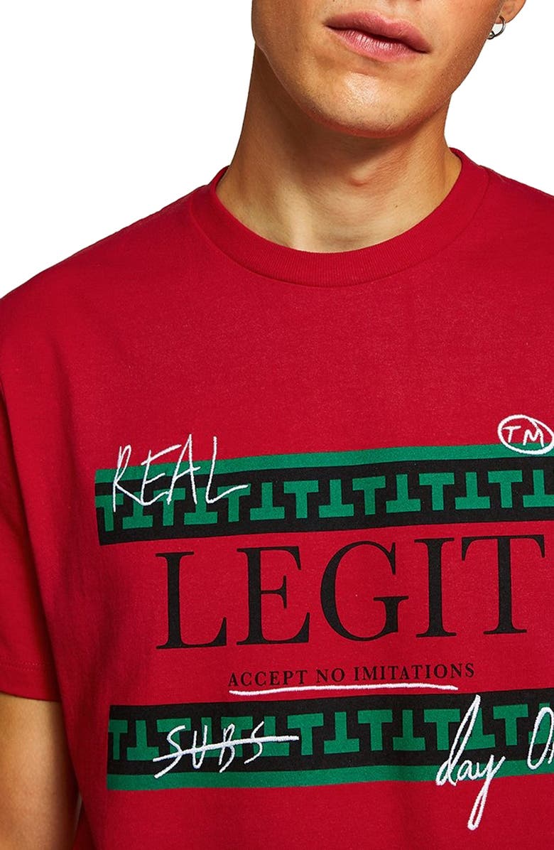 Topman Legit Graphic T-Shirt, Alternate, color,