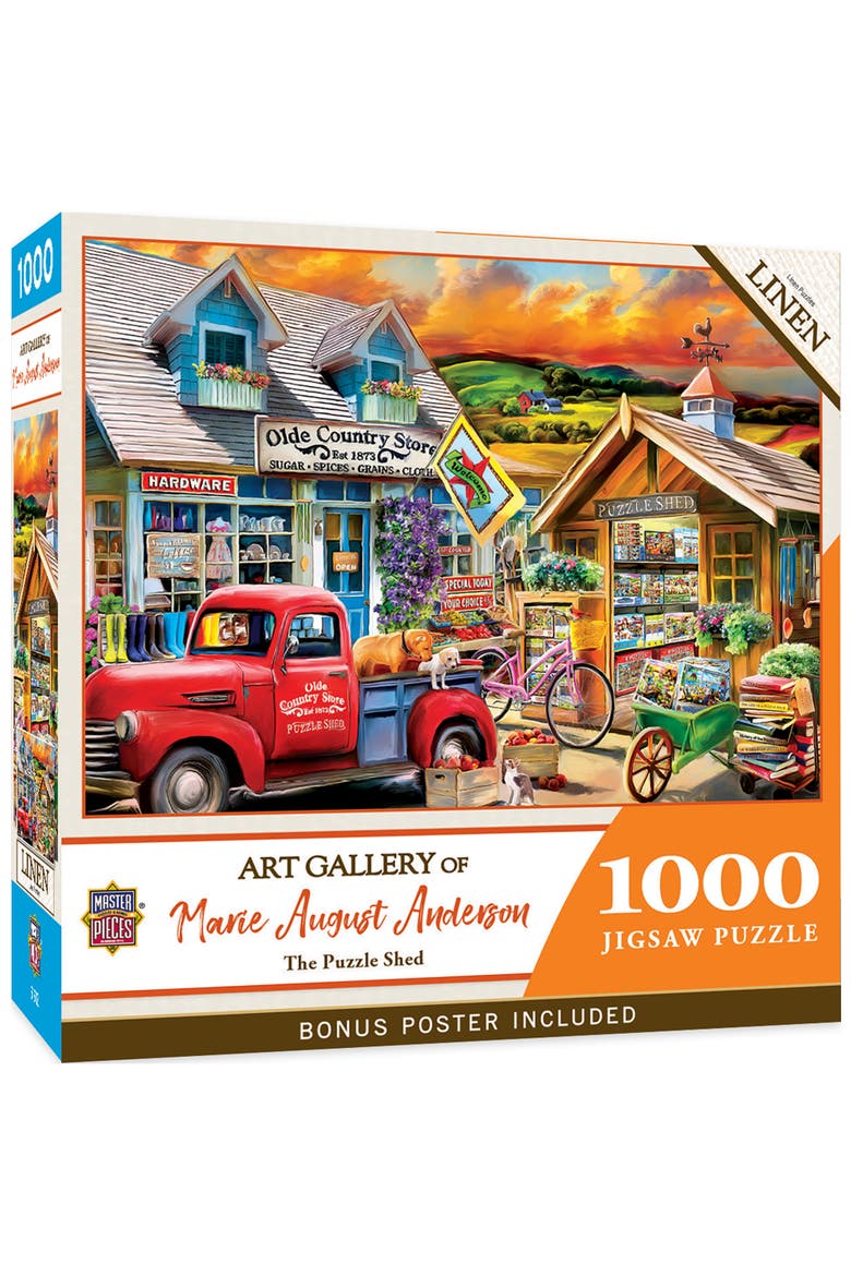 The Puzzle Shed 1000 Piece Jigsaw Puzzle, Main, color, Multicolor