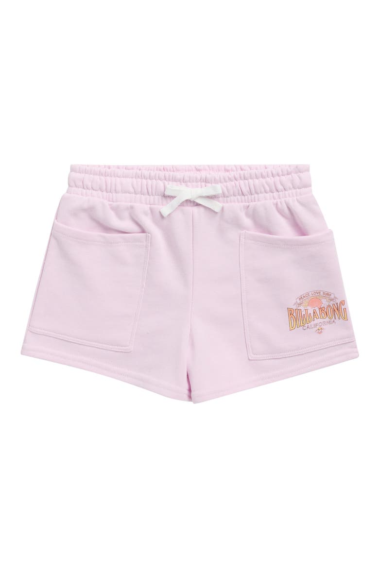 Kids' Sunset Mindset Shorts, Main, color, LILAC SNOW