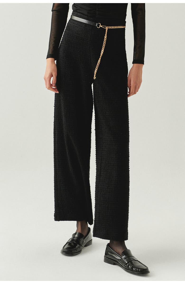 Exquise Yamileth Textured Zip, Alternate, color, Black