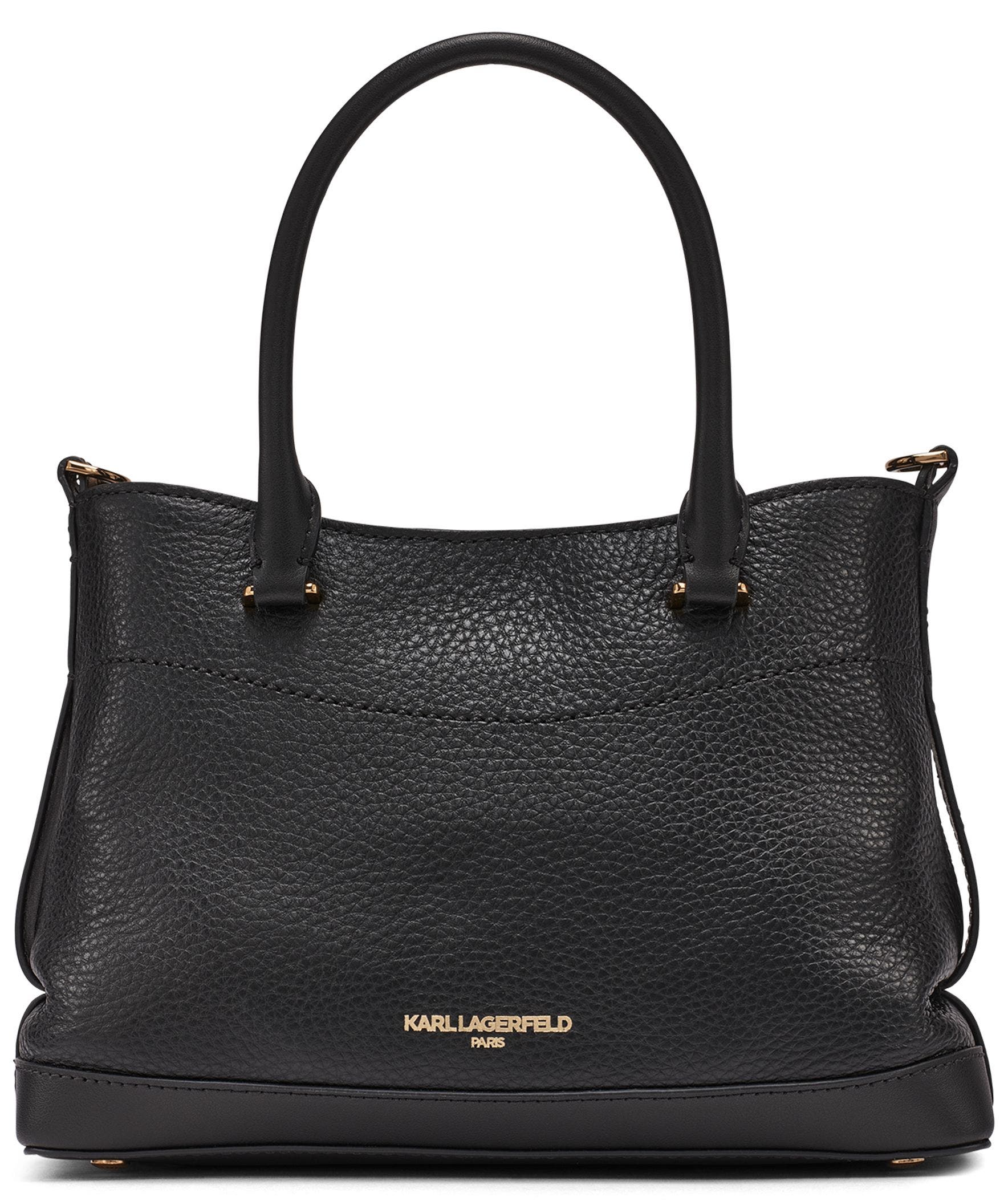 KARL LAGERFELD PARIS Gisele Crossbody, Alternate, color, Black/Gold