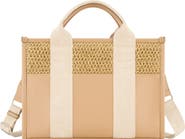 Tommy Bahama Raffia Web Strap Modern Tote Bag