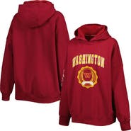 Tommy Hilfiger Women's Tommy Hilfiger Burgundy Washington Commanders Becca Drop Shoulder Pullover Hoodie