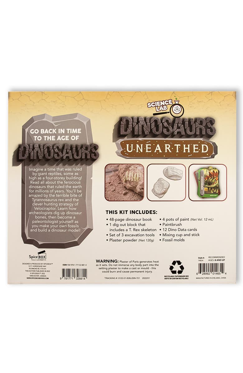 Science Lab Dinosaurs Unearthed Kit Dive Into The Prehistoric World, Alternate, color,