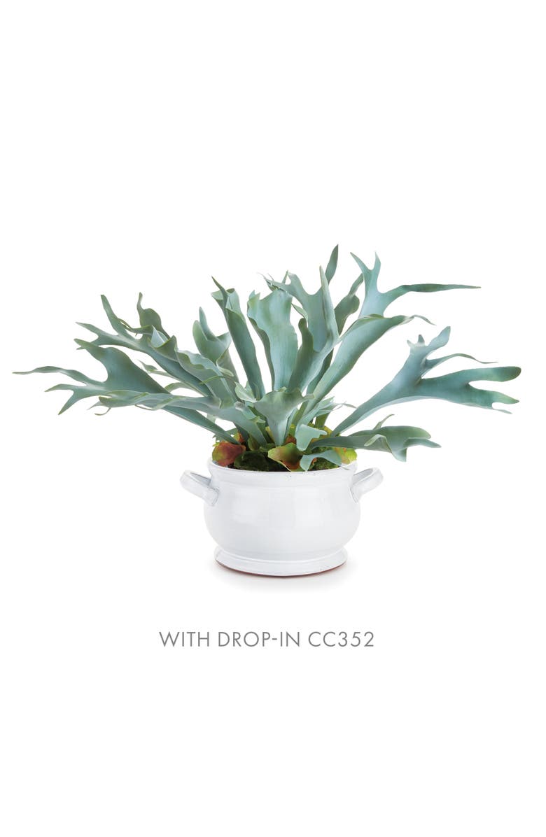 Napa Home & Garden Bradford Footed Bowl, Alternate, color, White