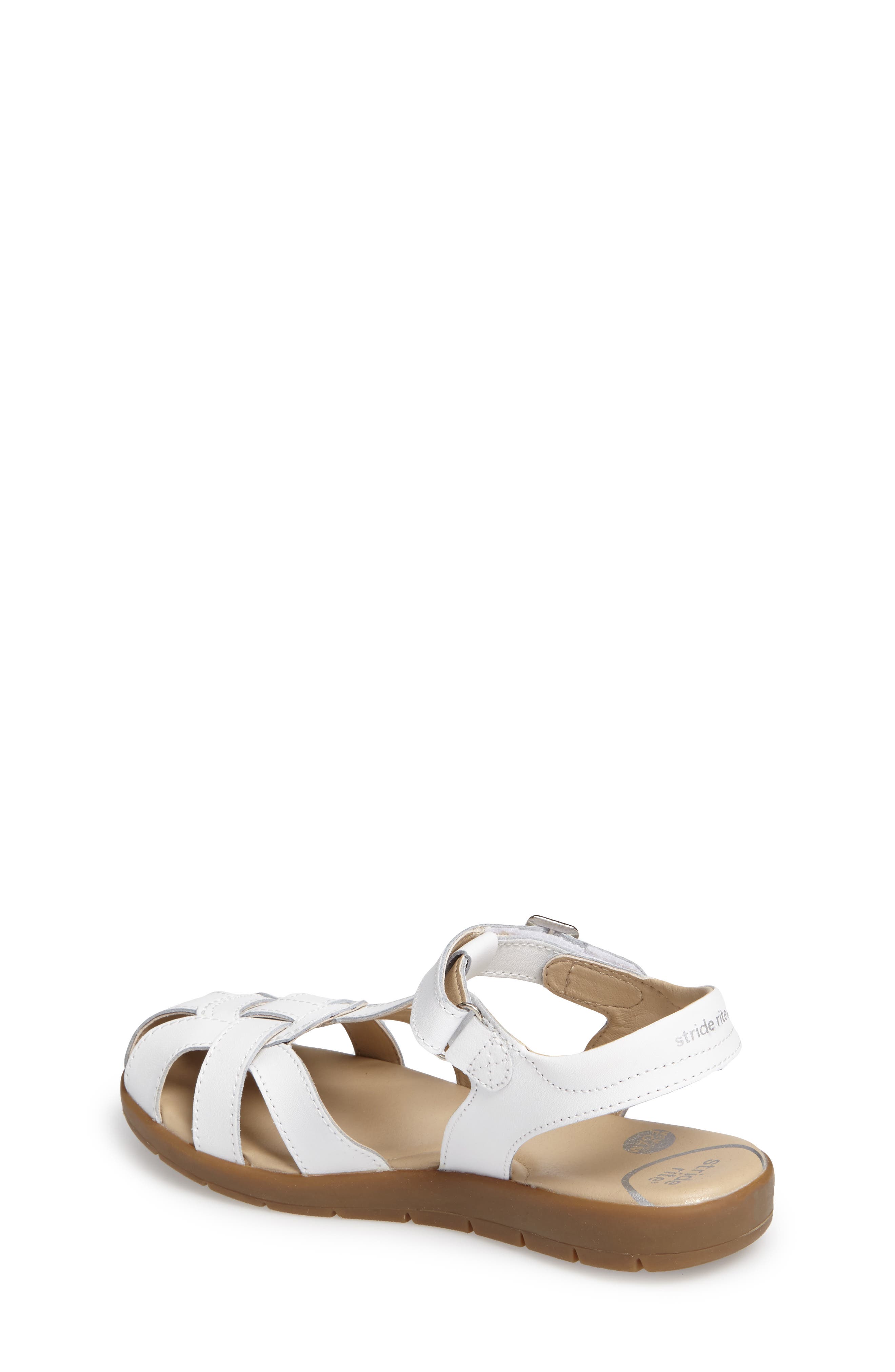 Stride Rite Summer Time Sandal, Alternate, color, White