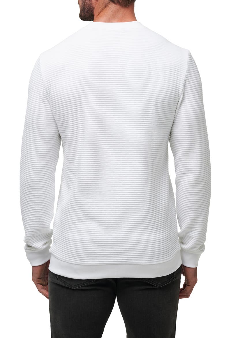 Thick as Thieves Rib Crewneck Sweatshirt, Alternate, color, WHITE