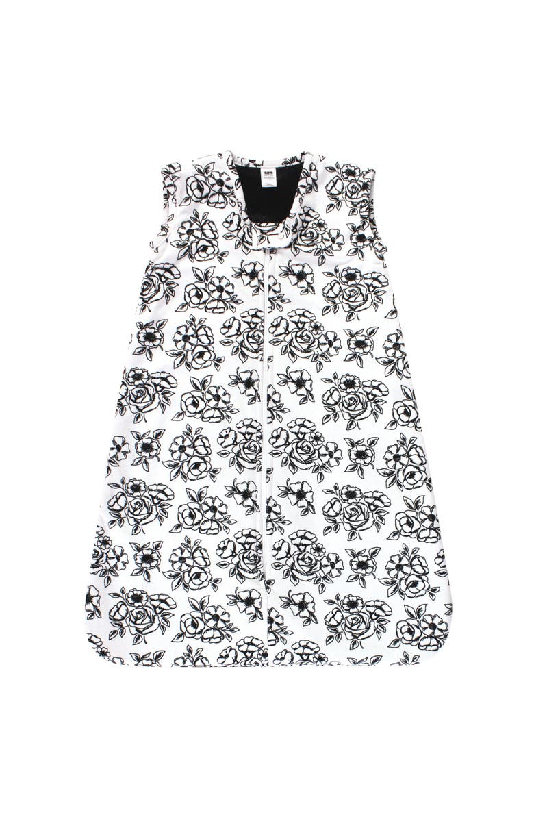 Hudson Baby Snuggle-Up Faux Fur Convertible Blanket, Main, color, Black Toile