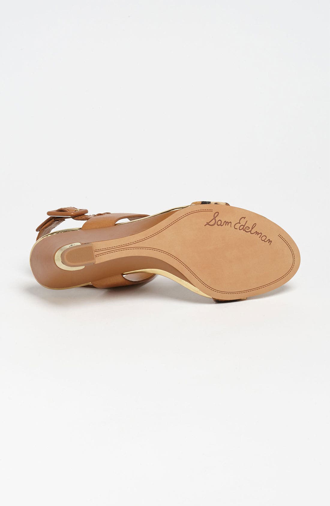 'Sutton' Sandal, Alternate, color, SADDLE/ NEW NUDE LEOPARD