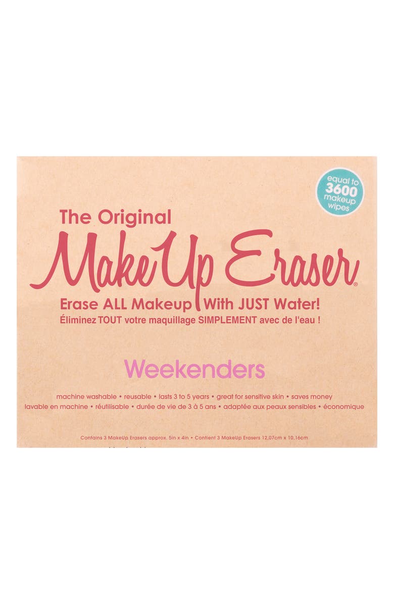 The Original MakeUp Eraser MakeUp Eraser The Original MakeUp Eraser 3-Day Cloth Set, Alternate, color,