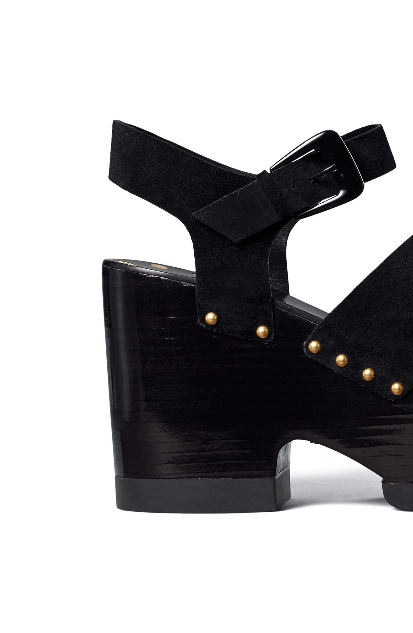 Tory Burch Stud Clog Sandal, Alternate, color, 