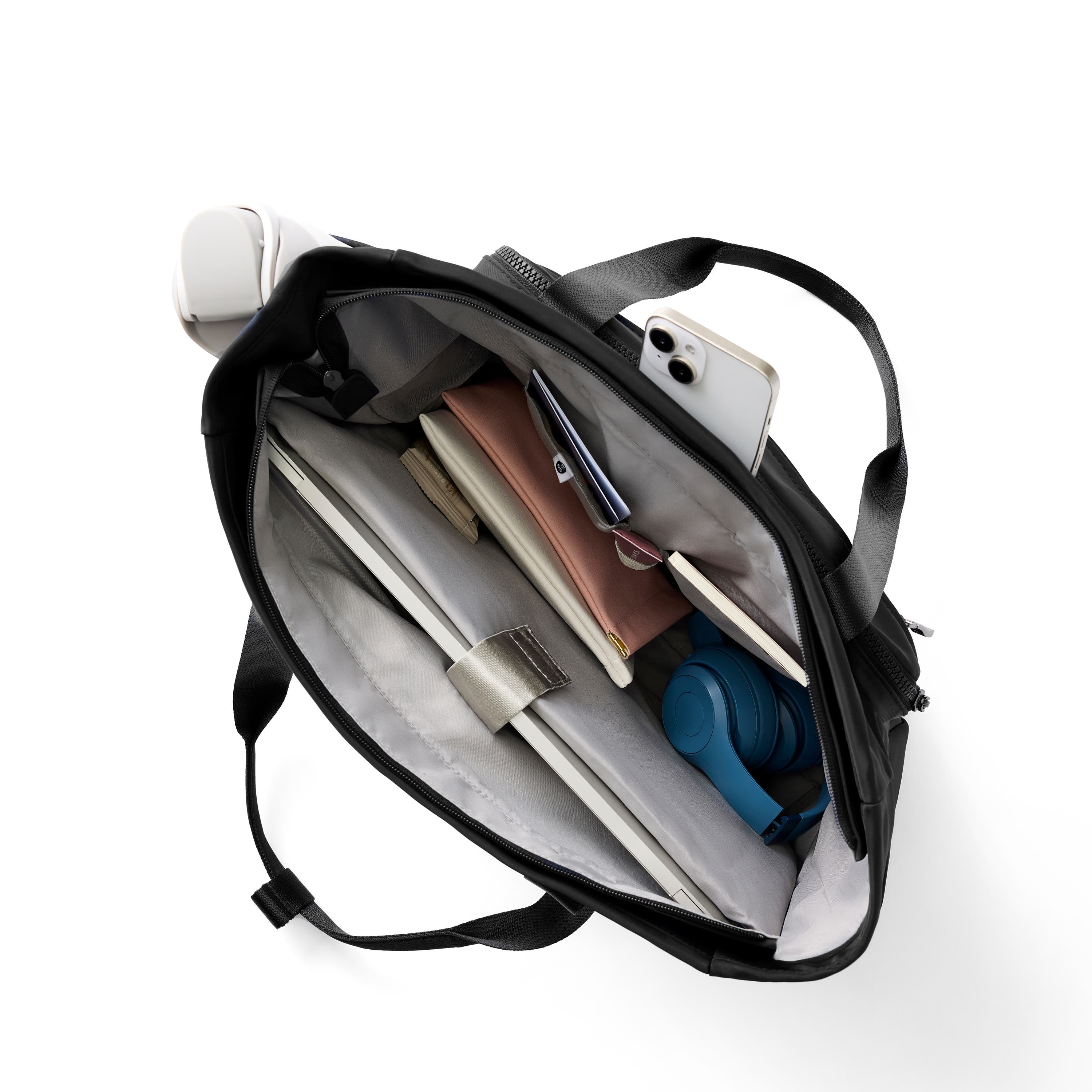 Nolita Laptop Tote Bag, Alternate, color, Black Twill