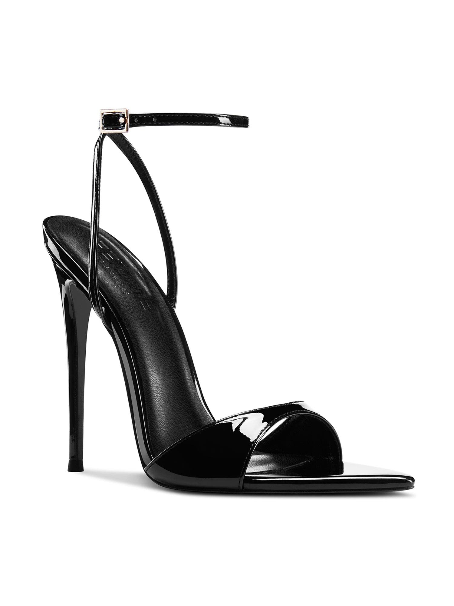 FEMME GG Heel Sandal, Alternate, color, Patent Black