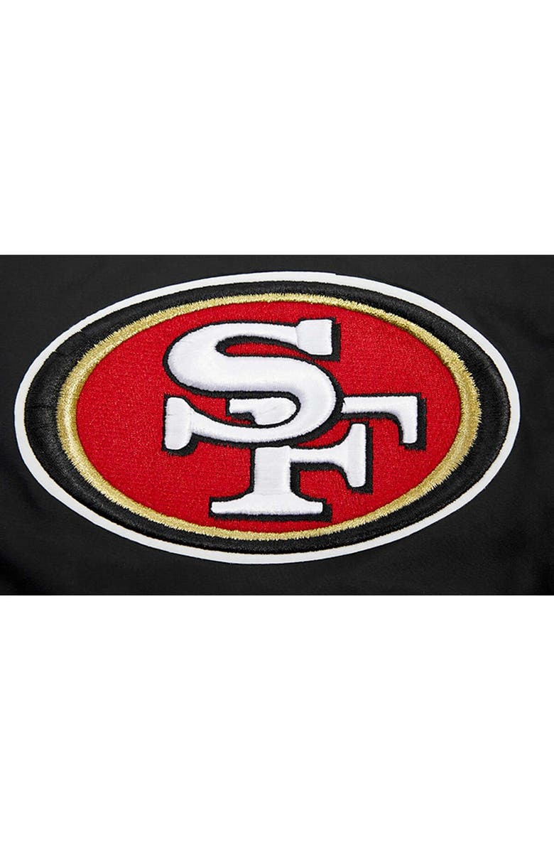 PRO STANDARD Men's Pro Standard Black San Francisco 49ers Allover Print Mini Logo Shorts, Alternate, color, Black