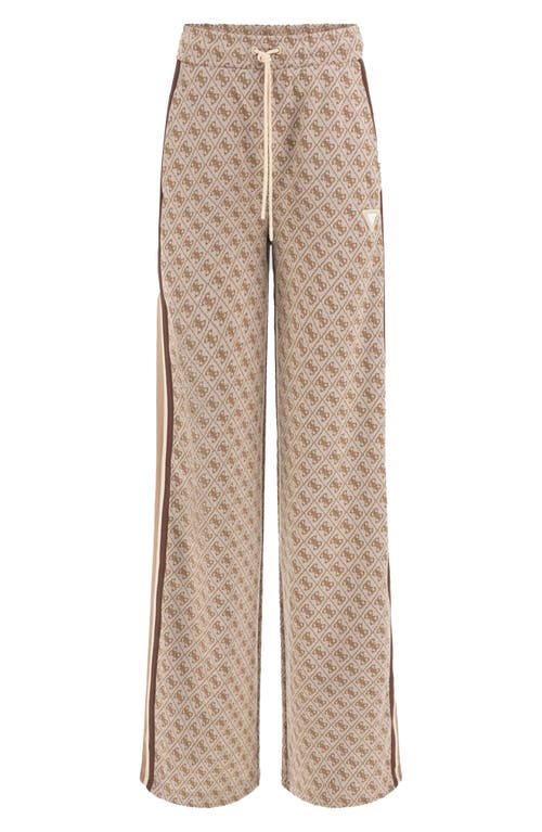 Guess Jean Logo Straight Leg Drawstring Pants
