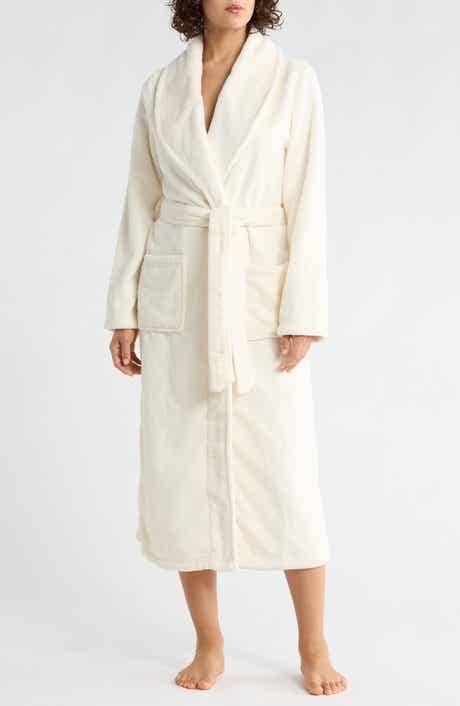 Nordstrom Shawl Collar Plush Longline Robe